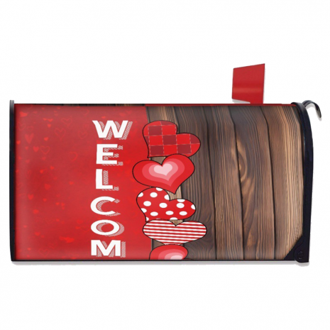 High Quality Magnetic PVC Mailbox Cover Welcome for Garden Yard Outdoor