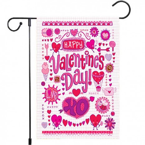 Yard Decoration Love Valentine's Day Garden Flag