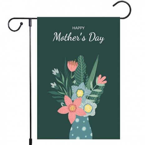 Flowers Happy Mother's Day Yard Decoration Garden Flag