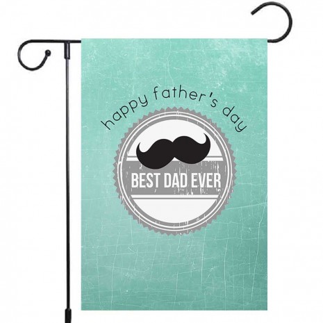 Happy Father's Day Yard Decoration Beard Garden Flag