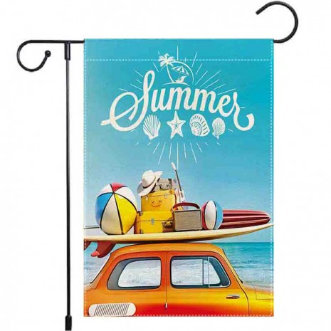 Beach Vacation Yard Decorative Summer Garden Flag