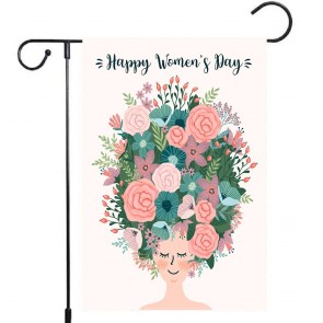 Happy Mother's Day Flowers Yard Decoration Garden Flag