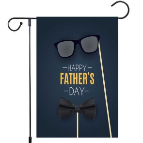 Happy Father's Day Glasses Yard Decoration Garden Flag