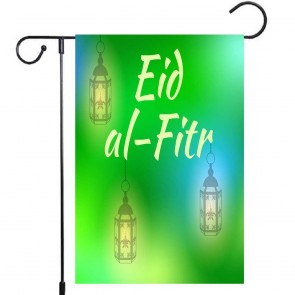 Eid Al Fitr Green Yard Decoration Garden Flag