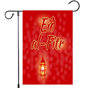 Yard Decoration Eid Al Fitr Red Garden Flag