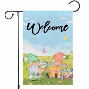 Welcome Sky Elf Yard Decorative Spring Garden Flag