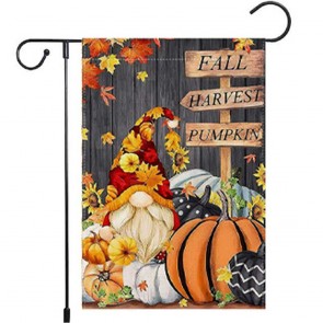 Yard Decorative Fall Harvest Pumpkin Garden Flag