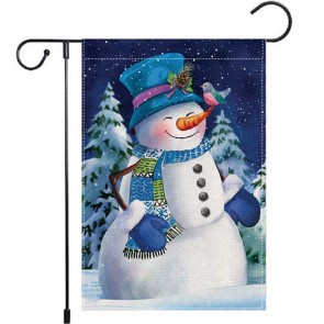 Snowmen Snow Yard Decorative Winter Garden Flag