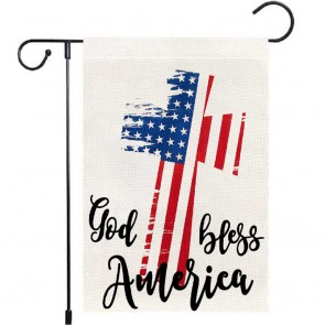 God Bless Yard Decorative 4th of July Patriotic Garden Flag