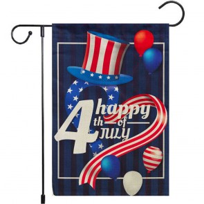 Happy 4th of July Yard Decorative Magician Hat Balloon Patriotic Garden Flag