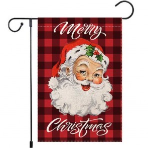 Santa Claus Merry Christmas Yard Decorative Garden Flag