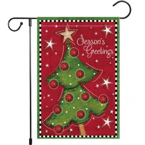 Great Season Yard Decorative Christmas Tree Garden Flag