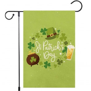 Beer Party Yard Decoration St. Patrick's Day Garden Flag