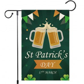 Yard Decoration Beer Party St. Patrick's Day Garden Flag
