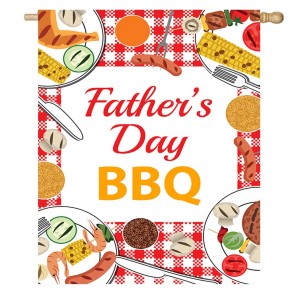 Party Home Decorative Father's Day Barbecue House Flag