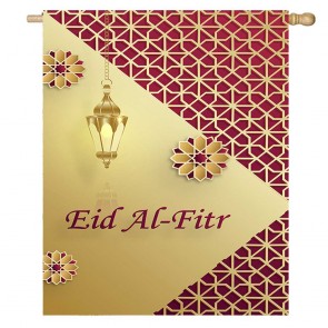 Happy Eid Al Fitr House Flag Home Decorative Flag