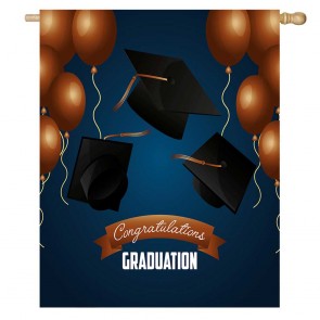 Graduation House Home Celebration Decorative Flag