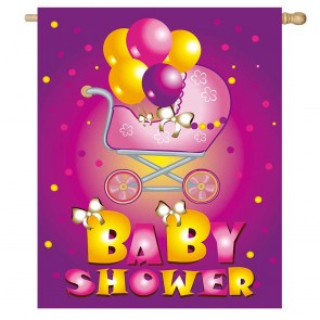 Celebration Baby Shower Home Decorative House Flag