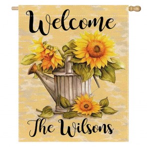 Sunflower Spring Welcome Yard Decorative House Flag