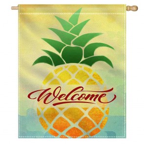 Fruit Pineapple Home Decorative House Flag