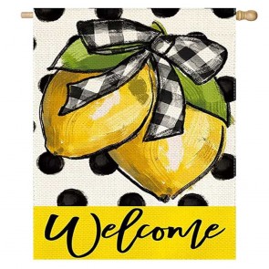 Fruit Lemon Home Decorative House Flag