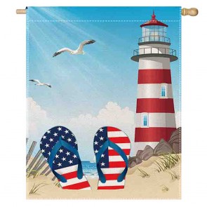 Sea Mew Beach House Home LLighthouse Decorative Flag